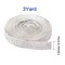 3Yards Self Adhesive Crystal Rhinestone Diamond Ribbon,Rhinestone Decorative Sticker with 2mm Rhinestones, Diamond Crystal Sticker for Car Decoration or DIY Crafts (Silver, 0.51 Inch )